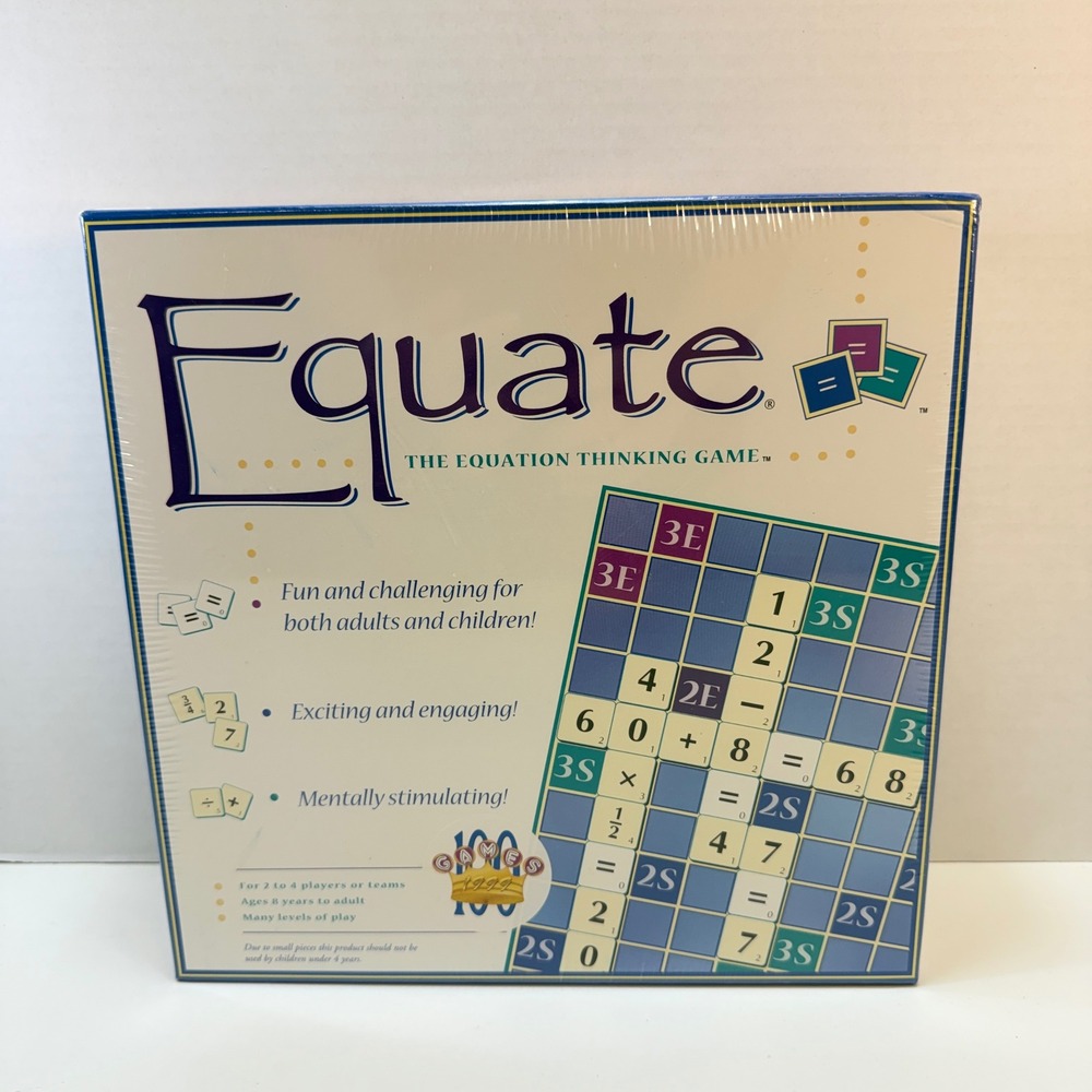 Conceptual Math Media Equate Board Game Math Thinking Game New
